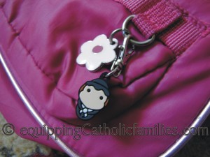 tiny saints pink purse pull