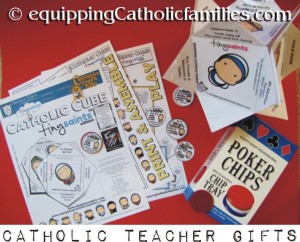 Tiny Saints Cube Teacher Gift