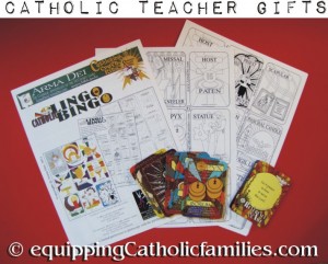 Catholic Bingo Teacher Gift