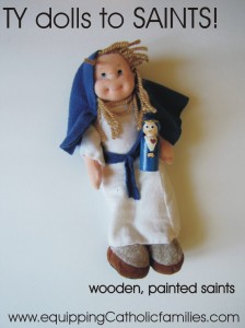 Mary TY doll to saint