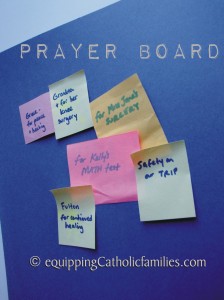 Post-It Prayer Board