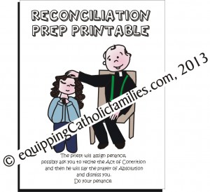 Reconciliation Prep Printable