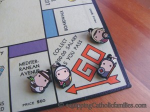 Tiny Saints Monopoly