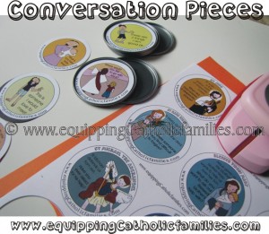 frozen juice lid conversation pieces