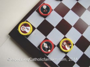 Checkers with the Saints