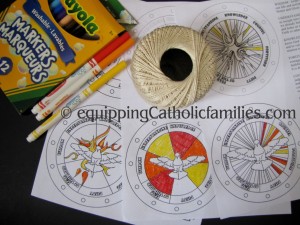 Holy Spirit Spinner Materials