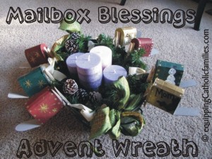 mailbox advent wreath