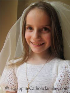 Bridget First Communion portrait