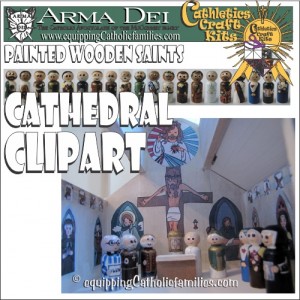 Cathedral Clipart Craft Kit