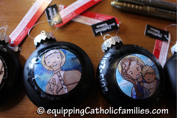 Kelly Saints Christmas Ornaments