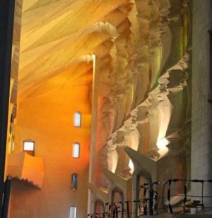 Side Aisle of the Sagrada Familia