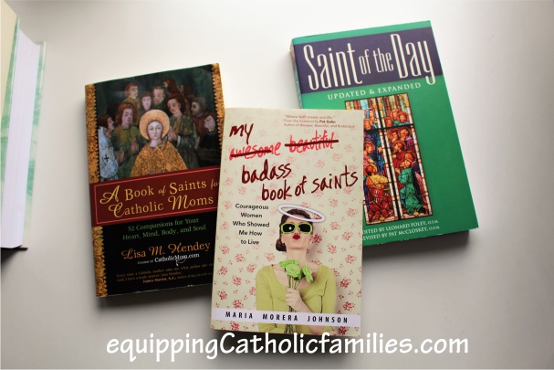 saints books for moms