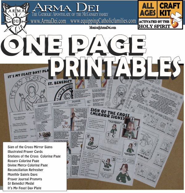 Crafts with Easy-to-Print Catholic Printables - Equipping Catholic Families