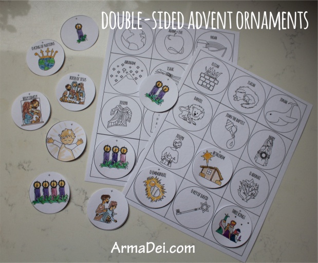 advent ornaments - Equipping Catholic Families